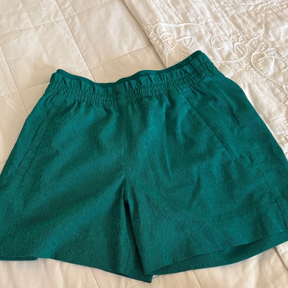 Athleta High Waist Teal Women's Shorts